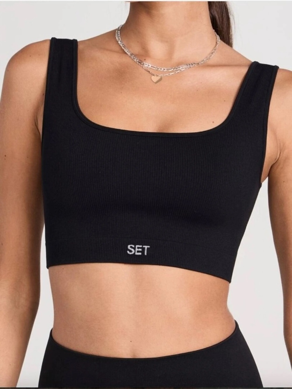 SET Active Sculptflex Sports Bra Black Size Small